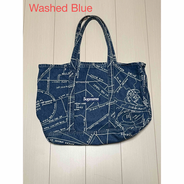 Supreme(シュプリーム)のSupreme Gonz Map Denim Tote メンズのバッグ(トートバッグ)の商品写真