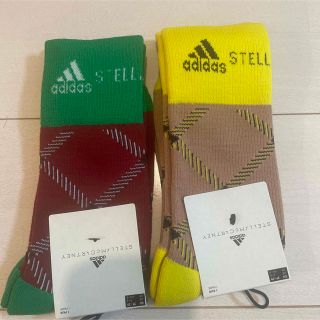 アディダスバイステラマッカートニー(adidas by Stella McCartney)のアディダス　ステラマッカートニー　靴下　二足セット　22ー24センチ(ソックス)