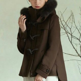 RUIRUE BOUTIQUE フォックスファーダッフルコート　新品(ダッフルコート)