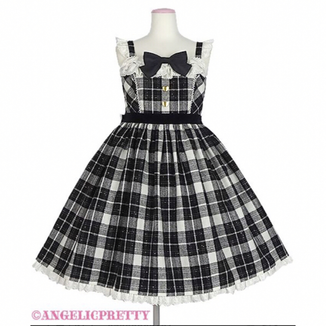 最終‼️新品★Angelic pretty★おめかしBearワンピース★ブラック約92cmバスト