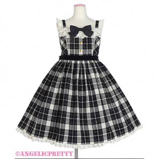 アンジェリックプリティー(Angelic Pretty)の最終‼️新品★Angelic pretty★おめかしBearワンピース★ブラック(ひざ丈ワンピース)