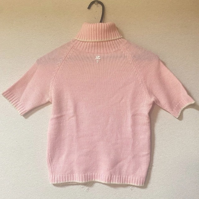 【美品】Old Courreges Cashmere Knit babypink