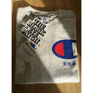 チャンピオン(Champion)のブラックアイパッチ チャンピオン コラボレーション tee コラボ L(Tシャツ/カットソー(七分/長袖))