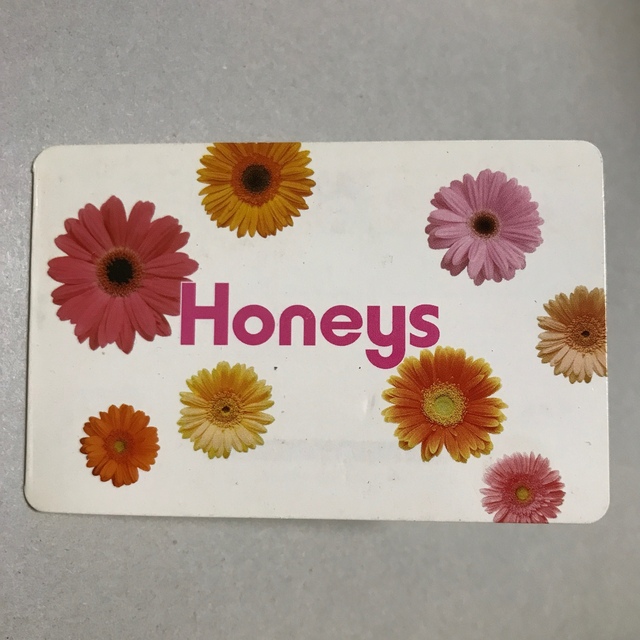 HONEYS(ハニーズ)のハニーズ　メンバーズカード ポイントカード チケットの優待券/割引券(ショッピング)の商品写真