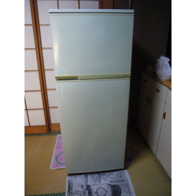 ジャンク家電☆National冷蔵庫「NR-B17R1-G」☆ガレージ整理物置き