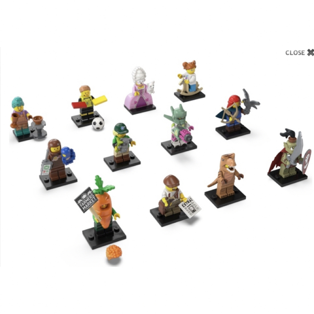 Lego(レゴ)の【国内未発売】 レゴ ミニフィギュアシリーズ24 71037 コンプリートセット キッズ/ベビー/マタニティのおもちゃ(知育玩具)の商品写真