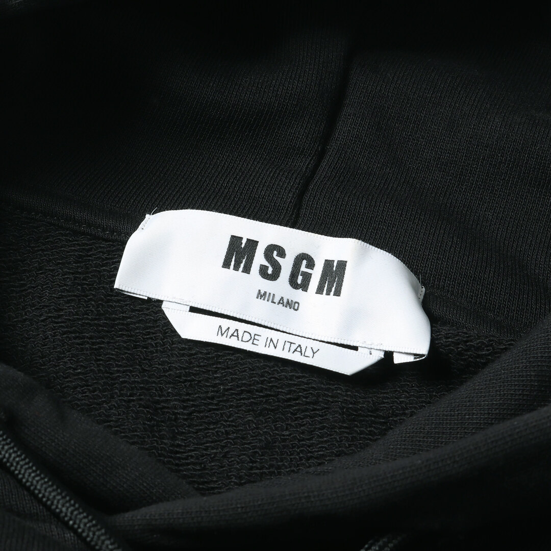 エムエスジーエム Tシャツ 新品 MSGM コットン ブラック 綿 Sサイズ