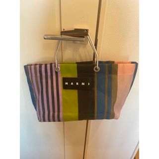 マルニ(Marni)のMARNI MARKET STRIPEバッグ　マルチカラー　マルニ　ストライプ(ハンドバッグ)