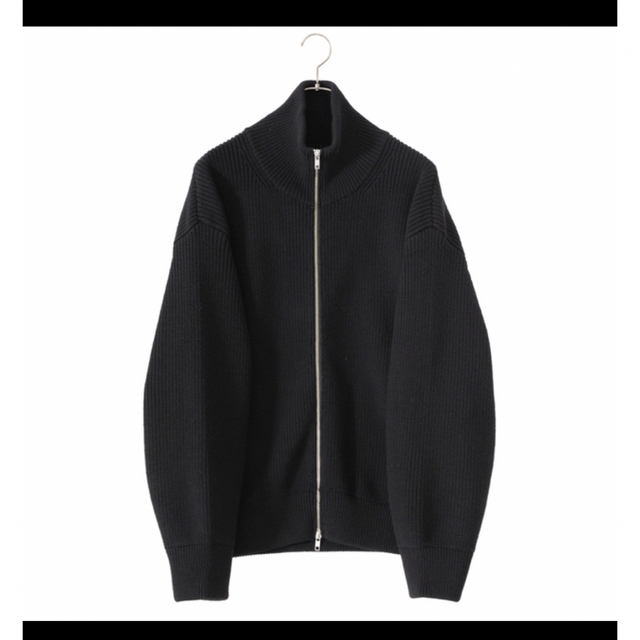 stein OVERSIZED DRIVERS KNIT ZIP JACKET-