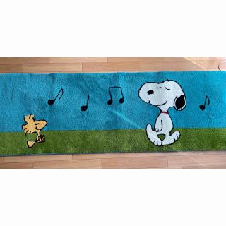 スヌーピー(SNOOPY)の♪ 超レア オンプ スヌーピー 玄関・キッチンマット 約60×180cm ♪(玄関マット)