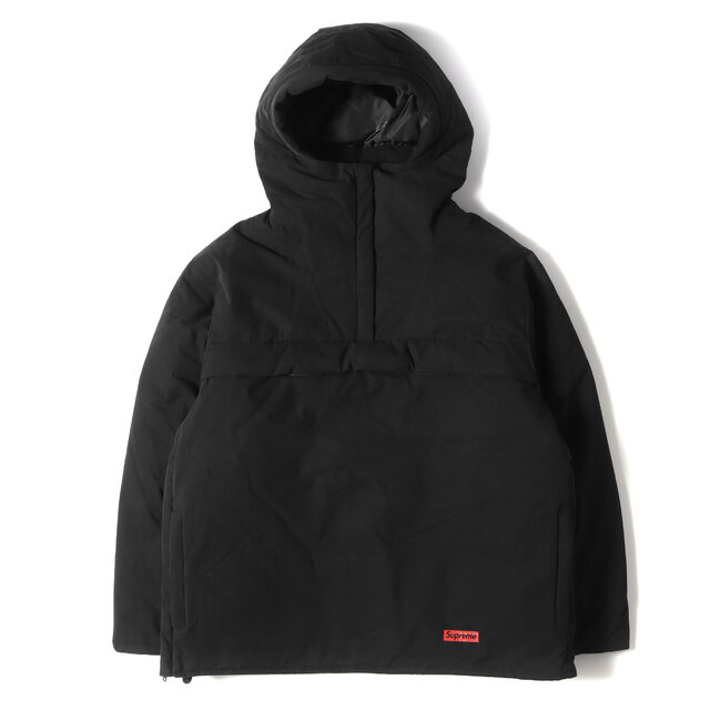 Supreme シュプリーム ジャケット フード付き プルオーバー ダウンジャケット Hooded Down Pullover 22SS ブラック 黒 S アウター ブルゾン 【メンズ】【美品】