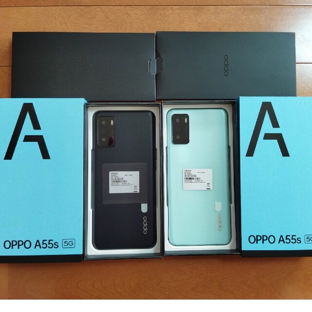 OPPO A55s 5G CPH230g 64GB ブラック グリーン 2台 | www