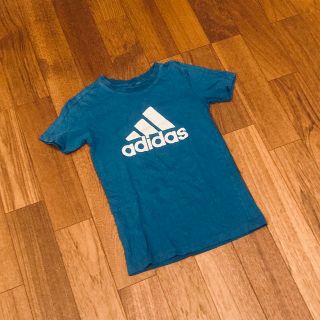 アディダス(adidas)の【adidas】  アディダス  キッズ　半袖Tシャツ ブルー 140サイズ(Tシャツ/カットソー)