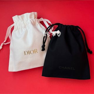 シャネル(CHANEL)のCHANEL シャネル ディオール Dior ミニ巾着 ミニポーチ 巾着ポーチ(ポーチ)