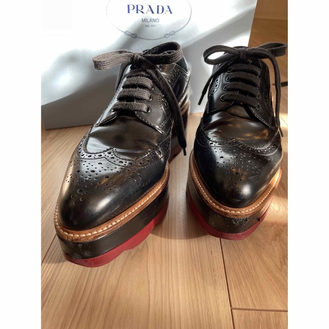 PRADA プラットフォームシューズ