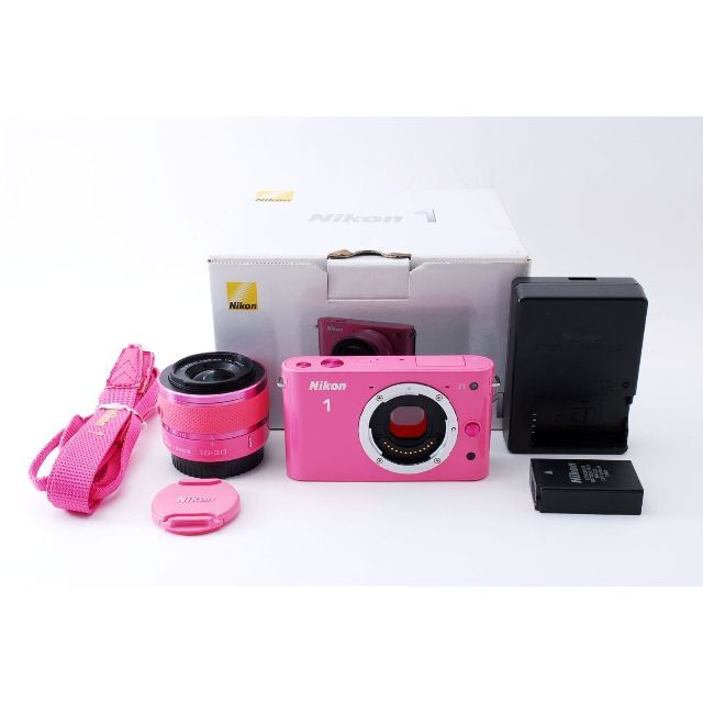 Nikon ニコン J1 ミラーレス一眼 ピンク