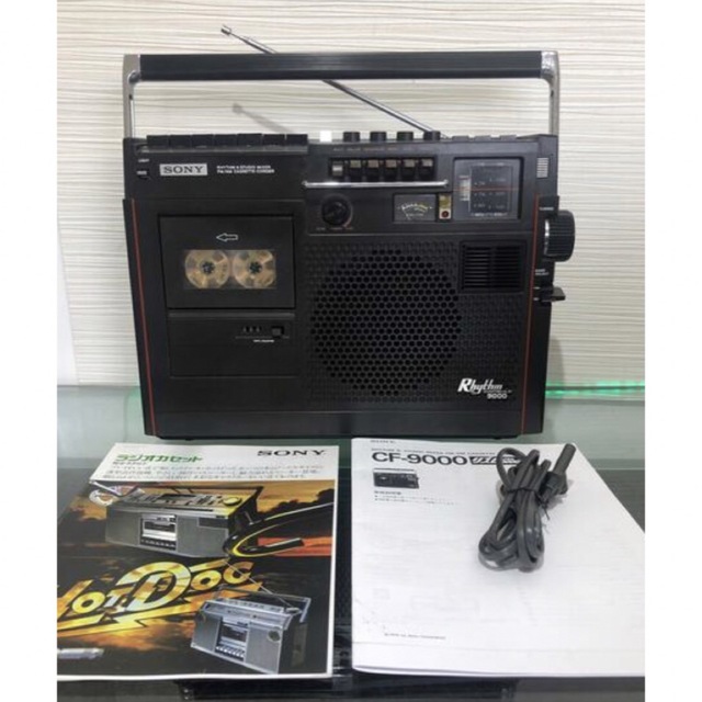 SONY CF-9000 希少品!!ラジオもカセットも使えます ラジカセ ソニー