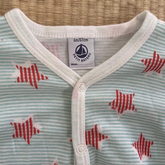 PETIT BATEAU(プチバトー)のプチバトー  ロンパース  67cm キッズ/ベビー/マタニティのベビー服(~85cm)(ロンパース)の商品写真