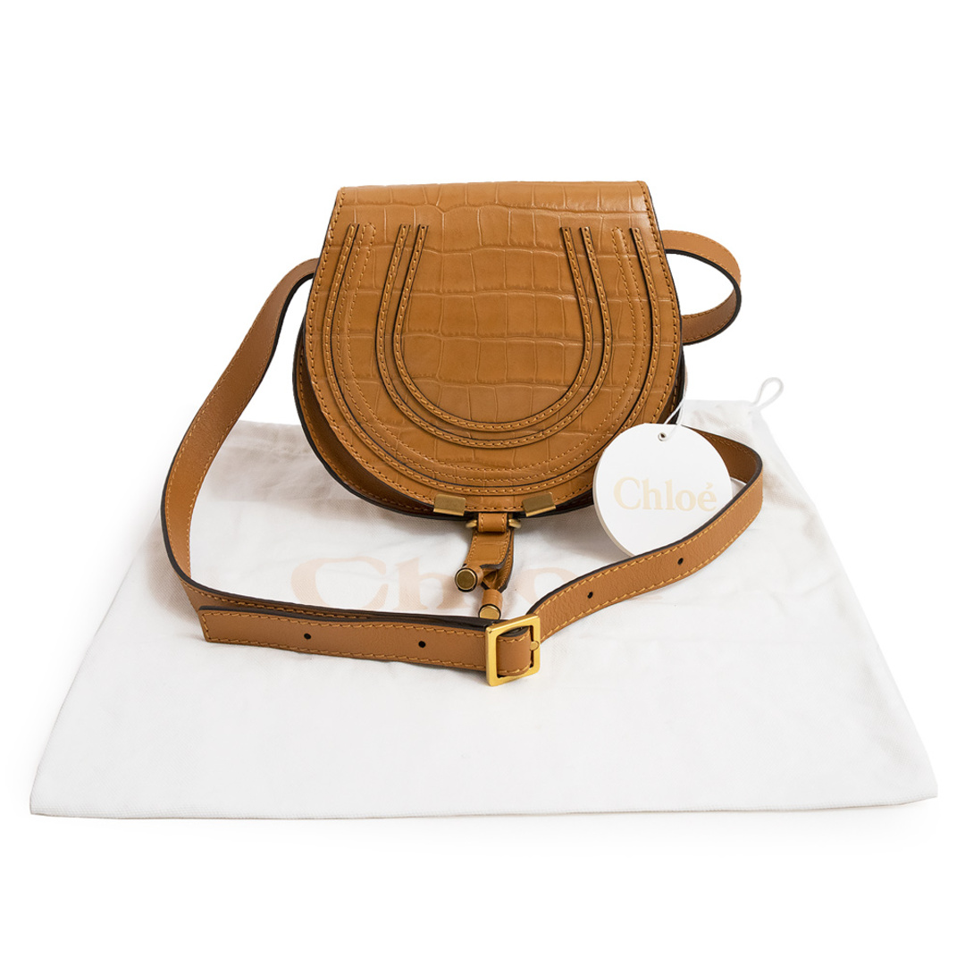 Chloe - クロエ マーシー ショルダーバッグ 斜め掛け クロコ型押し