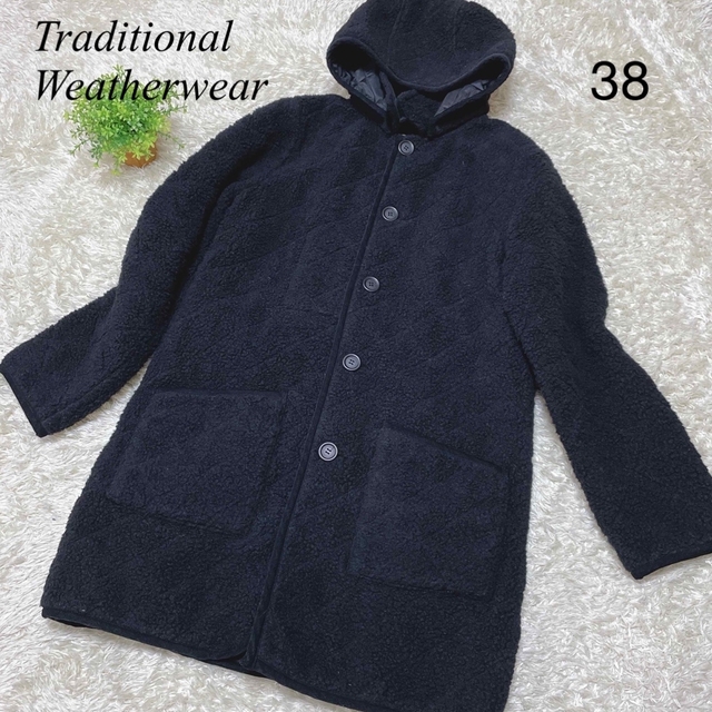 traditional weatherwear ♡ ボアキルティングコート   フリマアプリ ラクマ