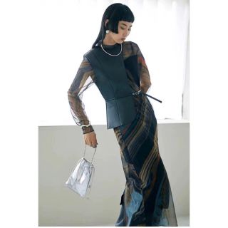 CROOKED STRATUM SHEER DRESS Ameri | ochge.org
