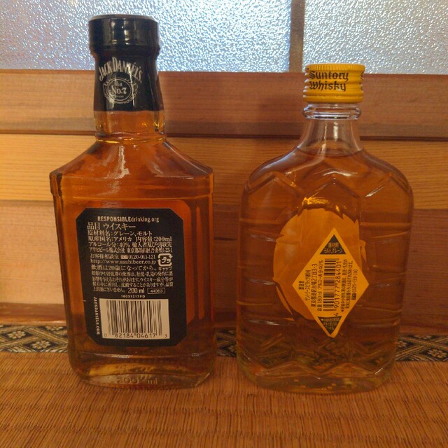 アサヒ - ジャックダニエル、角瓶 ミニボトル ウィスキー 200ml アサヒ - ジャックダニエル、角瓶 ミニボトル ウィスキー 200ml