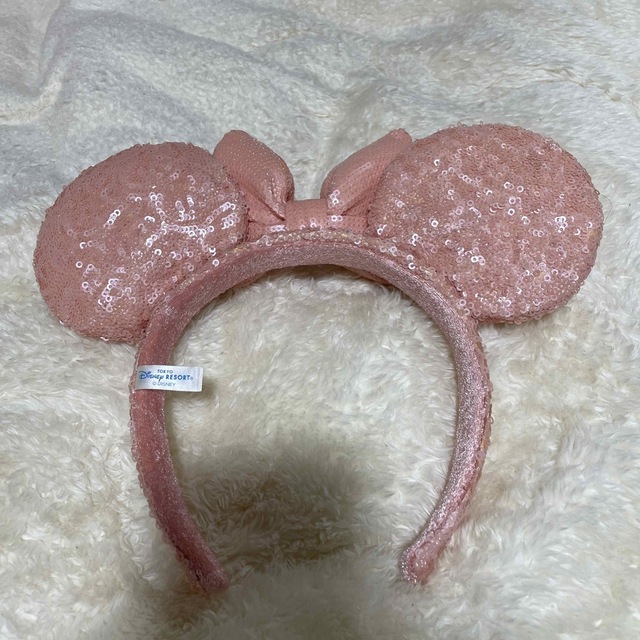 Disney(ディズニー)のディズニー　カチューシャ　ピンク レディースのヘアアクセサリー(カチューシャ)の商品写真