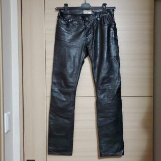 サンローラン(Saint Laurent)のサンローランパリ　希少　13SS レザーパンツ(スラックス)