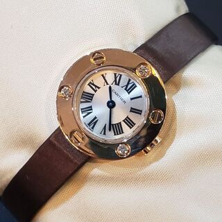 カルティエ(Cartier)のカルティエ　ラヴウォッチ　レディース　時計　ダイヤモンド　WE800431(腕時計)