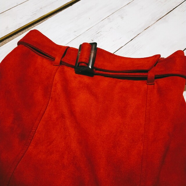 INDEX(インデックス)のインデックス　index　ロングスカート　タイトスカート　赤 レディースのスカート(ロングスカート)の商品写真
