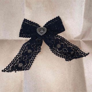 メルシーナ　Heart ribbon broach clip(バレッタ/ヘアクリップ)