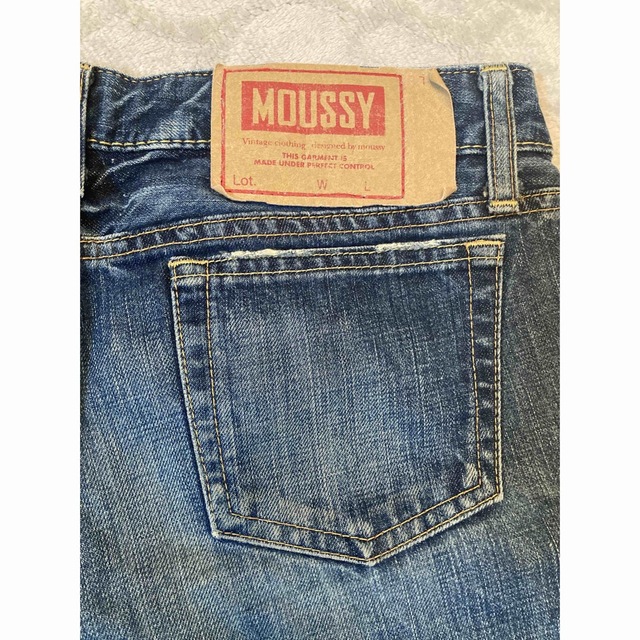 moussy(マウジー)のmoussy デニムショートパンツ レディースのパンツ(ショートパンツ)の商品写真
