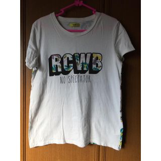 ロデオクラウンズワイドボウル(RODEO CROWNS WIDE BOWL)のRCWBバック総柄メンズTシャツ(Tシャツ/カットソー(半袖/袖なし))