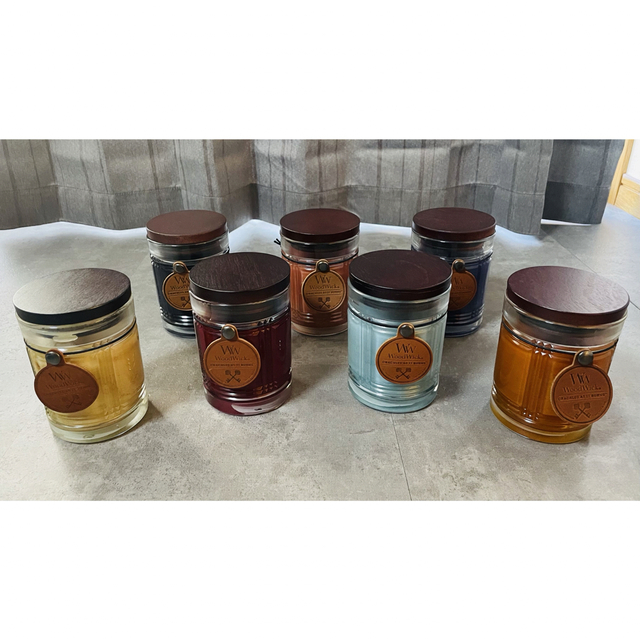 【WoodWick】ウッドウィック リザーブジャー 7個セット キャンドル