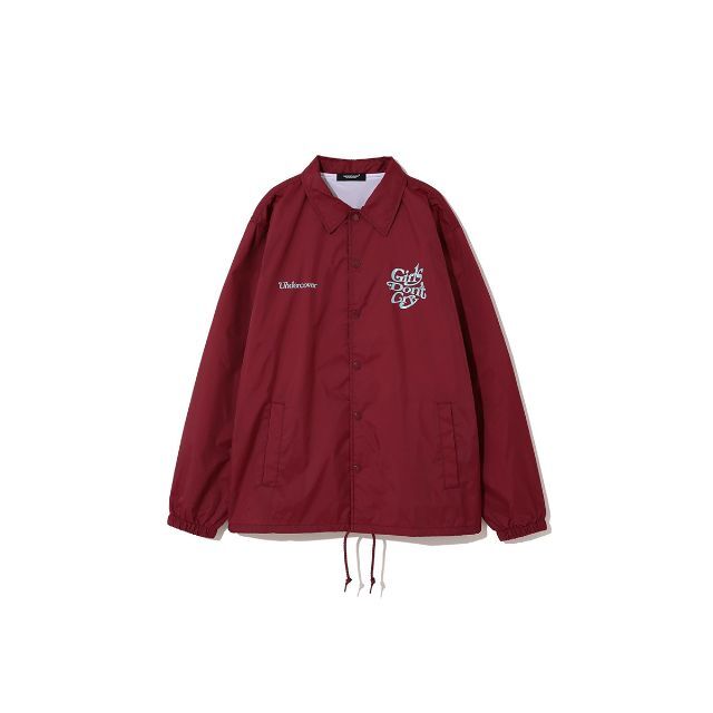 UNDERCOVER Verdy Coach Jacket M Bordeux