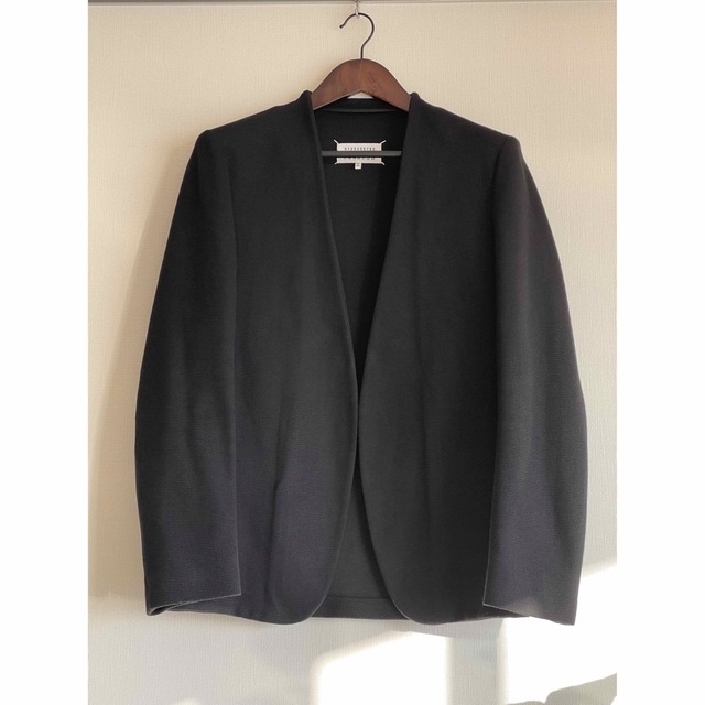 Maison Martin Margiela(マルタンマルジェラ)のMaison Margiela No collar JKT size44 黒 メンズのジャケット/アウター(ノーカラージャケット)の商品写真