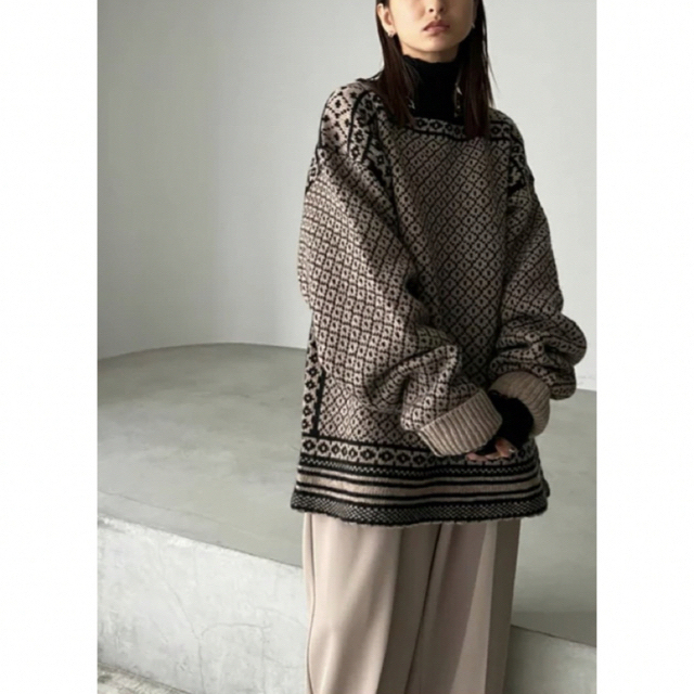 TODAYFUL(トゥデイフル)の【新品】TODAYFUL  Nordic Over Knit レディースのトップス(ニット/セーター)の商品写真