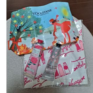 ロクシタン(L'OCCITANE)の新品.未使用 ロクシタン　バンドクリーム　ポーチ等(ボディクリーム)