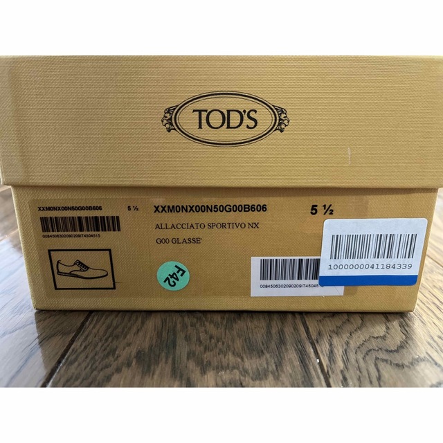 TOD'S(トッズ)の【Tod's/トッズ】オックスフォードシューズ ⭐︎グレー⭐︎5 1/2⭐︎新品 メンズの靴/シューズ(スリッポン/モカシン)の商品写真