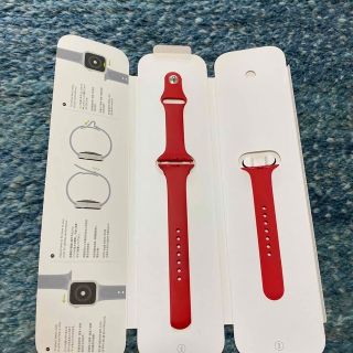 純正　Apple Watch 44mmケース用 RED (その他)