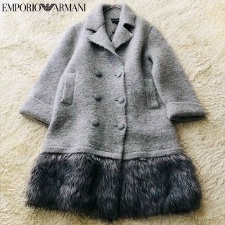 Emporio Armani - エンポリオアルマーニ 2way ロングコート 羊毛