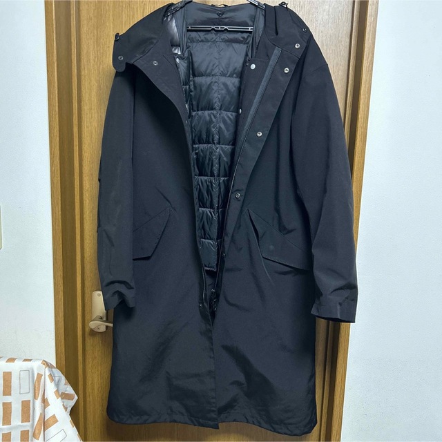 TAION・CR HOOD COAT SET/BLACK・S