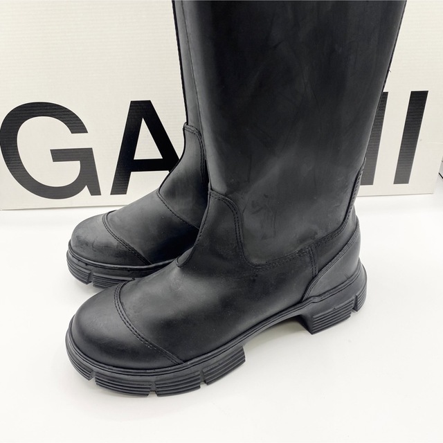 新品未使用!送料込み☆Ganni☆Recycled Rubber Boots 高い素材 www