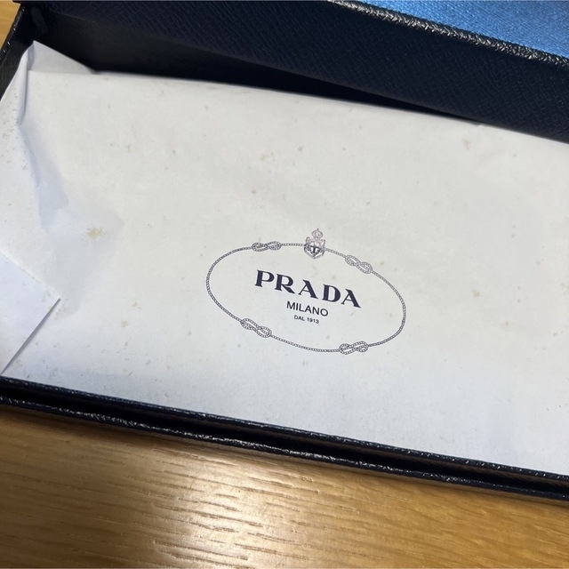 PRADA(プラダ)のプラダ ラウンドファスナー 長財布 メンズのファッション小物(長財布)の商品写真