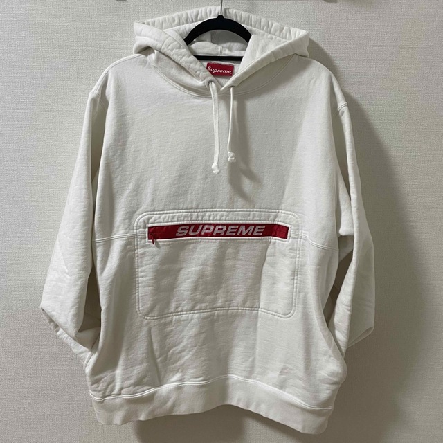 Supreme 19ss Zip Pouch Hooded Sweatshirt