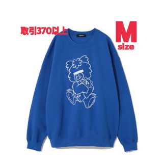 アンダーカバー(UNDERCOVER)の UNDERCOVER × VERDY SWEATSHIRT BLUE Mサイズ(スウェット)