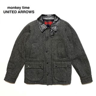 モンキータイム(MONKEY TIME（UNITED ARROWS）)の☆良品 モンキータイム ユナイテッドアローズ ツイード ジップアップ ブルゾン(ブルゾン)