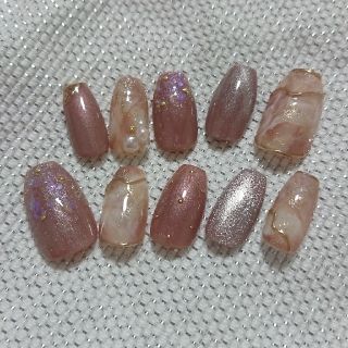 ネイルチップ magnet chocola nail