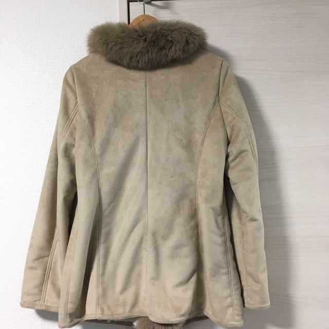 【美品】7-ID CONCEPT ムートンコート フォックスファー