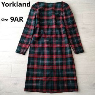 yorkland チェックワンピース